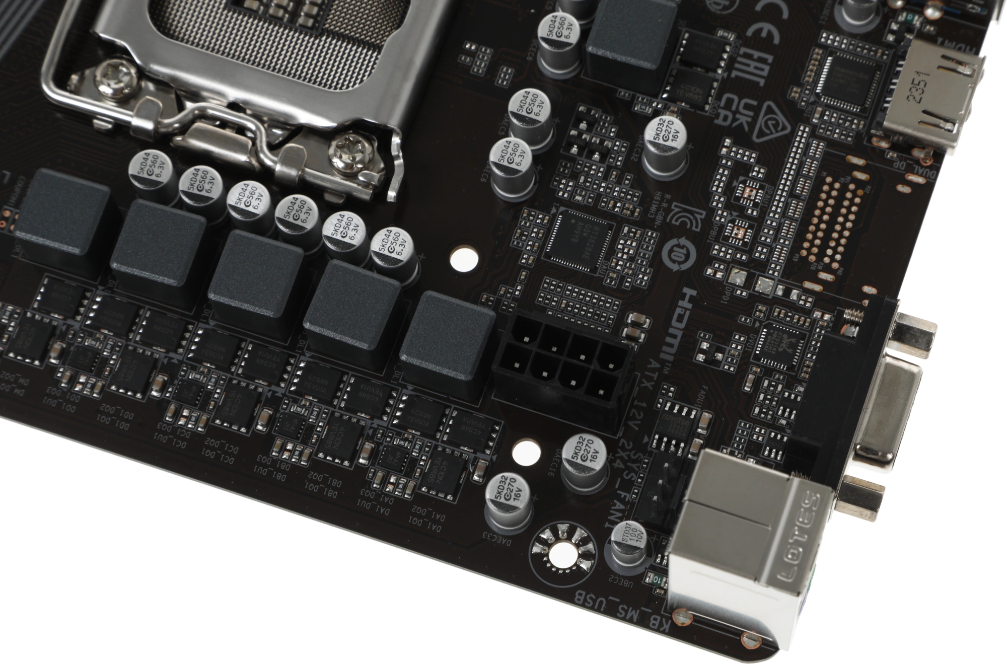 Материнская плата Gigabyte H610M H V3 DDR4 Soc-1700 Intel H610 2xDDR4 mATX AC`97 8ch(7.1) GbLAN+VGA+HDMI — миниатюра 7