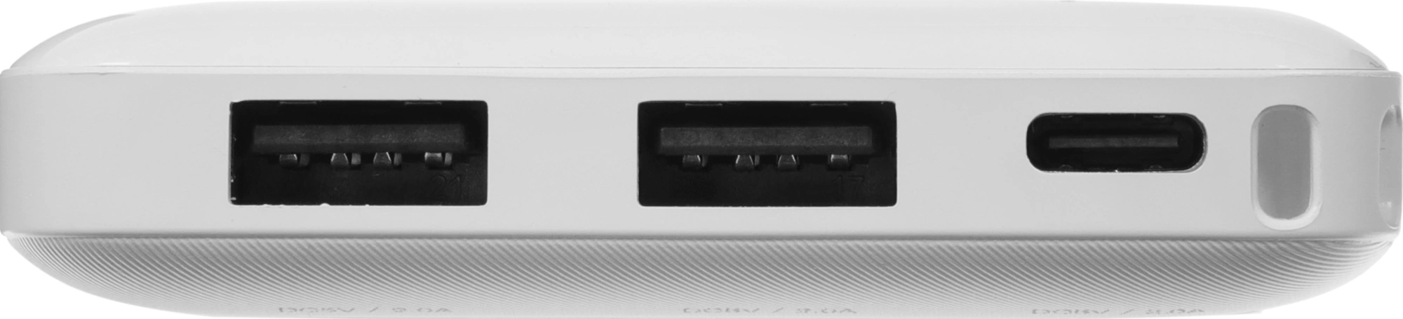Мобильный аккумулятор Hoco J72 Easy travel 10000mAh 2A 2xUSB-A белый (J72 EASY TRAVEL WHITE) — миниатюра 5