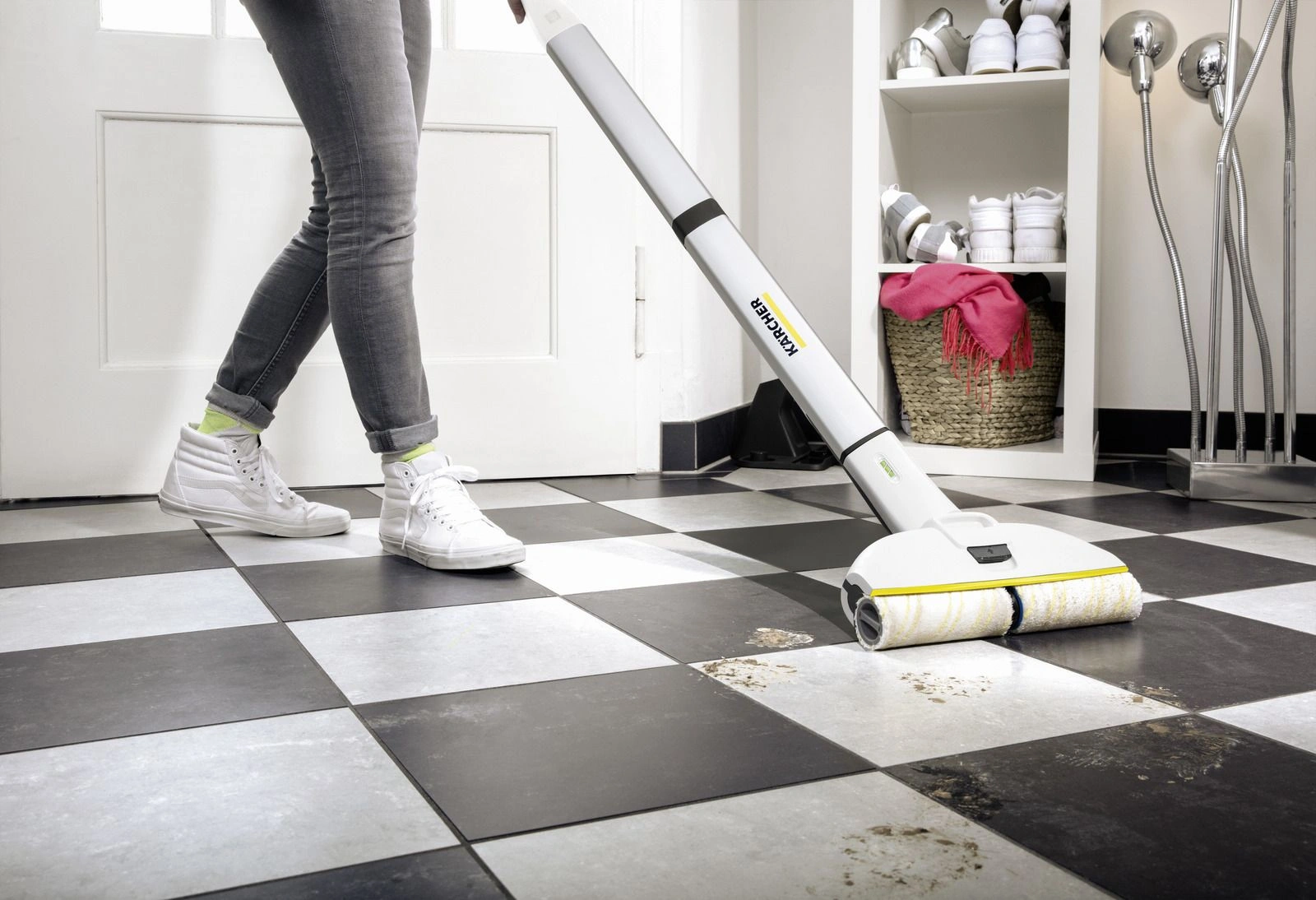 Электрошвабра Karcher EWM 2 белый/серый — миниатюра 7