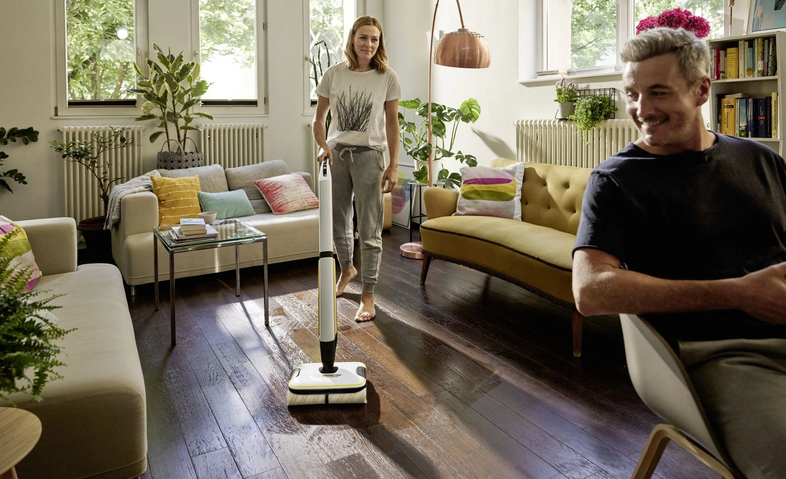 Электрошвабра Karcher FC 7 Cordless белый — миниатюра 5
