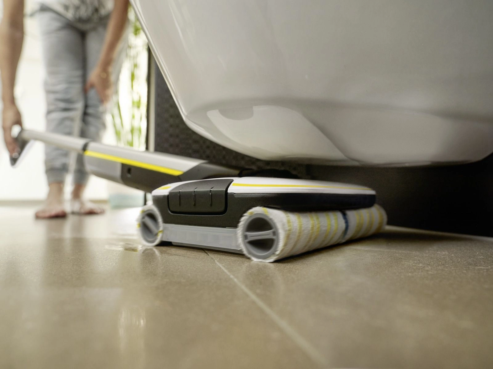 Электрошвабра Karcher FC 7 Cordless белый — миниатюра 8