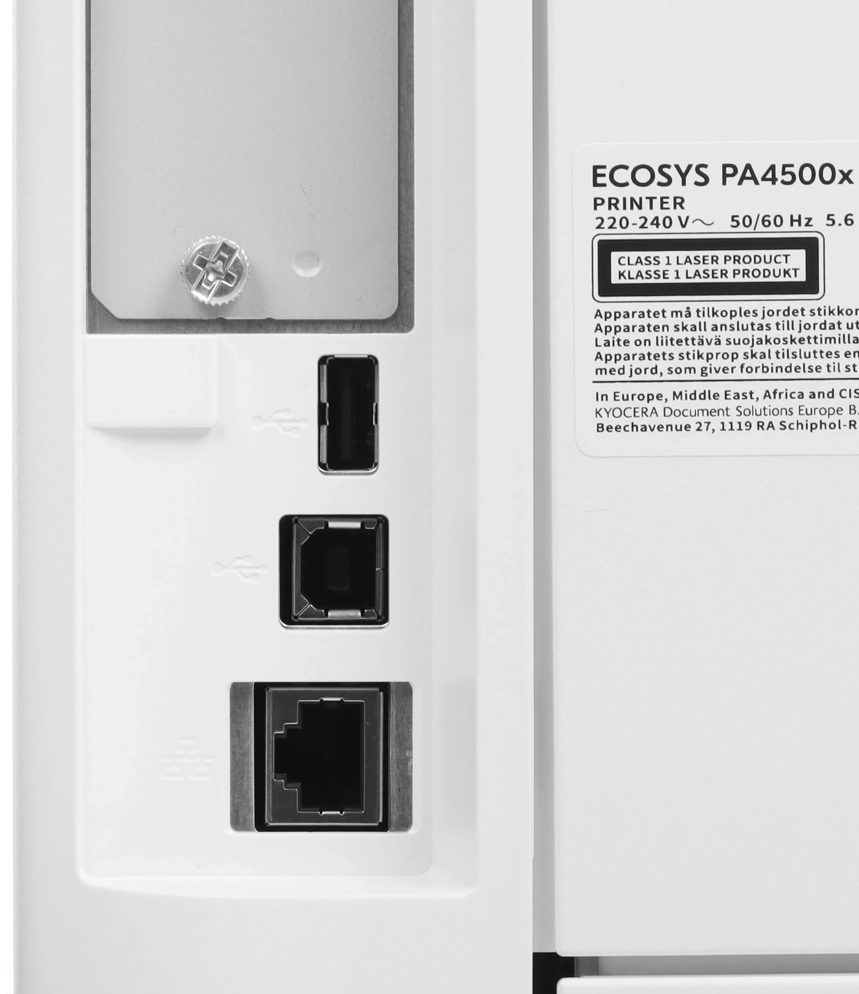 Принтер лазерный Kyocera Ecosys PA4500x (110C0Y3NL0) A4 Duplex белый — миниатюра 9