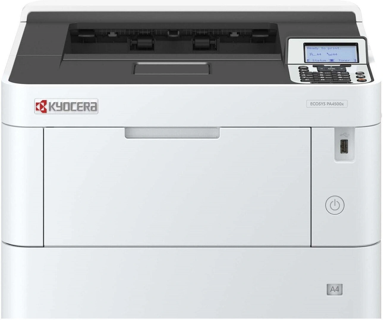 Принтер лазерный Kyocera Ecosys PA4500x (110C0Y3NL0) A4 Duplex белый — миниатюра 2