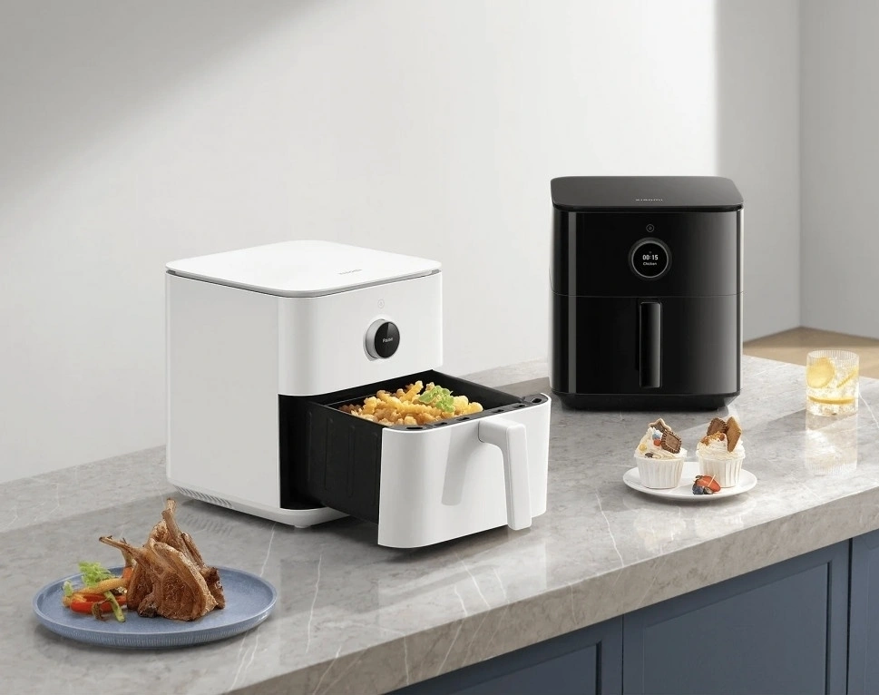 Аэрогриль Xiaomi Smart Air Fryer 6.5L EU 6.5л 1800Вт белый (BHR7358EU) — миниатюра 6