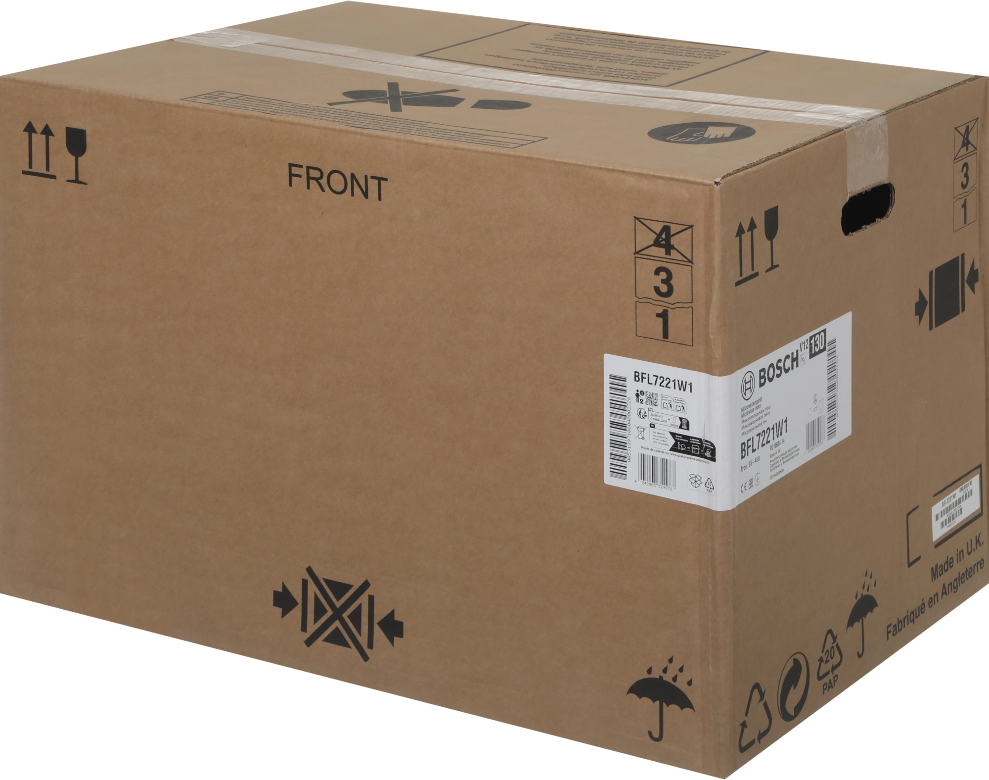 Микроволновая печь Bosch BFL7221W1 21л. 900Вт белый (встраиваемая) — миниатюра 16