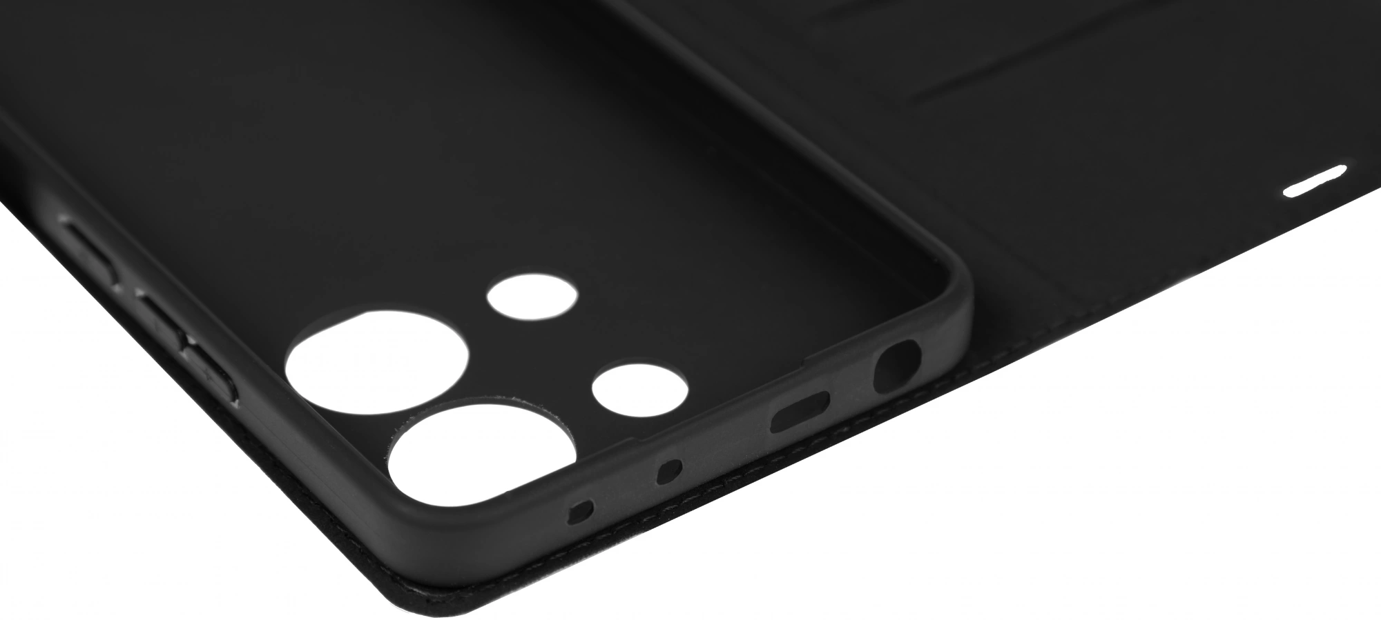 Чехол (флип-кейс) BoraSCO для Xiaomi Redmi Note 13 4G Book Case черный (72993) — миниатюра 7