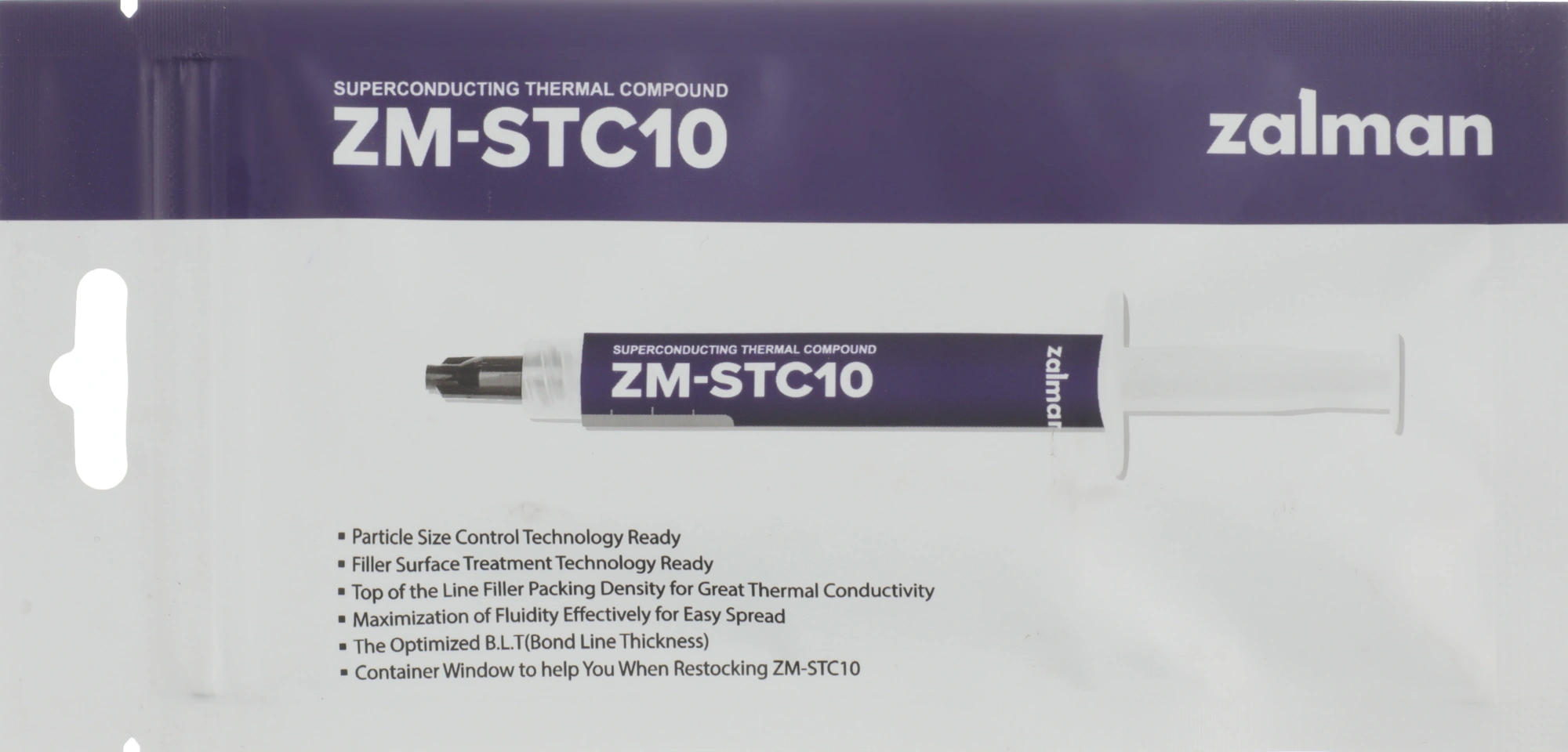 Термопаста Zalman ZM-STC10 11.5Вт/(м-К) шприц 2гр. — миниатюра 5