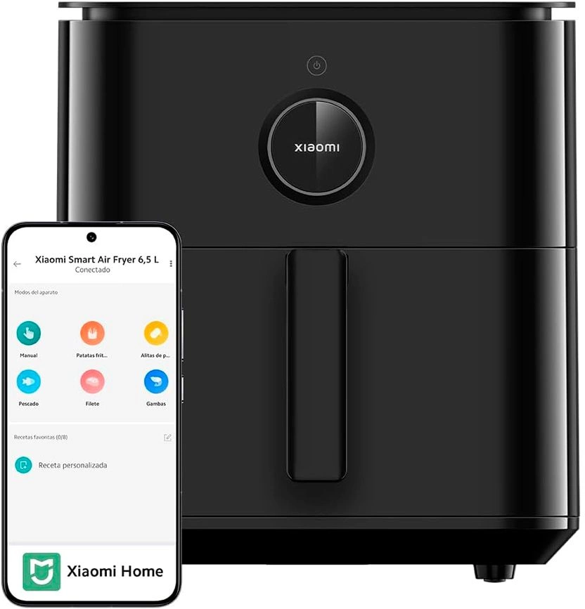 Аэрогриль Xiaomi Smart Air Fryer 6.5L EU 6.5л 1800Вт черный (BHR7357EU) — миниатюра 2