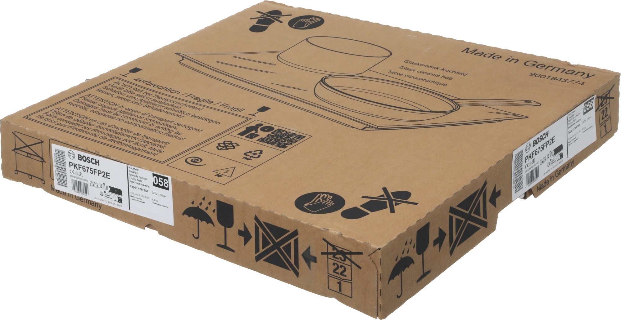 Варочная поверхность Bosch PKF675FP2E черный — миниатюра 18