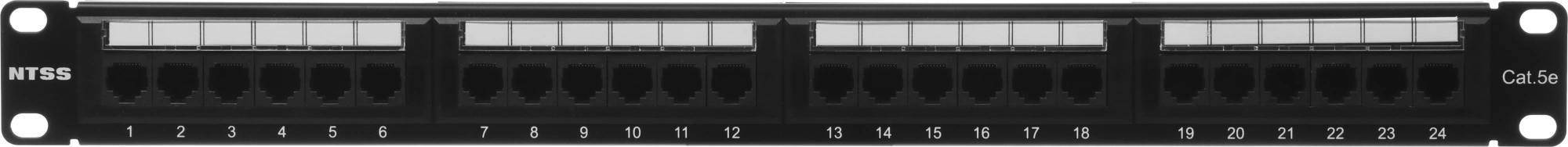 Патч-панель NTSS NTSS-PP-1U-24-UTP-RJ45-5E-D 19" 1U 24xRJ45 кат.5E UTP — миниатюра 8