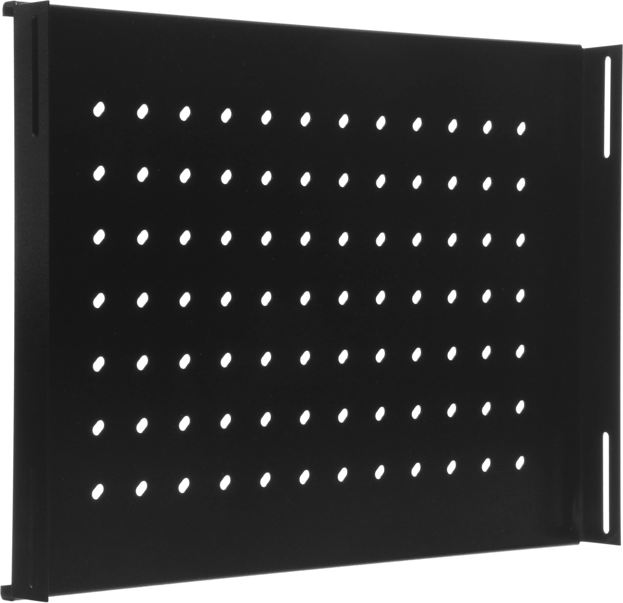 Полка стационарная NTSS NTSS-FS-600-BL 1U нагр.:60кг. 19" 350мм черный (упак.:1шт) — миниатюра 6