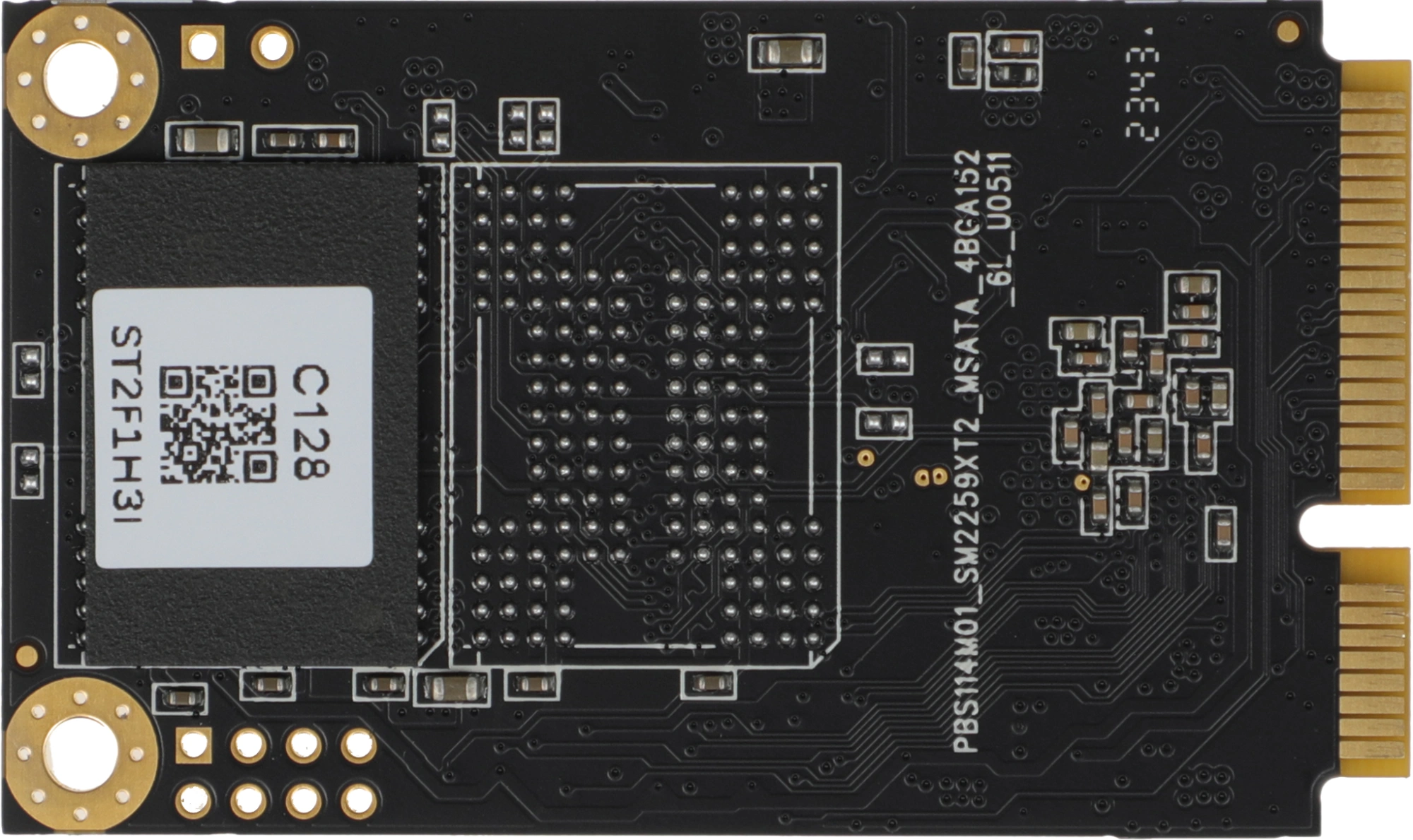 Накопитель SSD Netac SATA-III 128GB NT01N5M-128G-M3X N5M mSATA — миниатюра 2