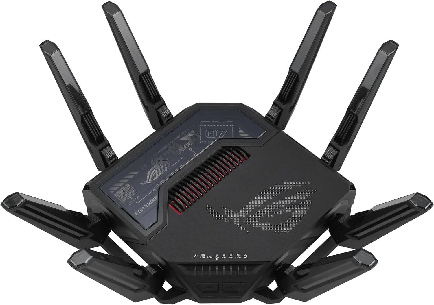 Роутер беспроводной Asus GT-BE98 BE25000 100/1000/2500/10000BASE-T черный — миниатюра 2