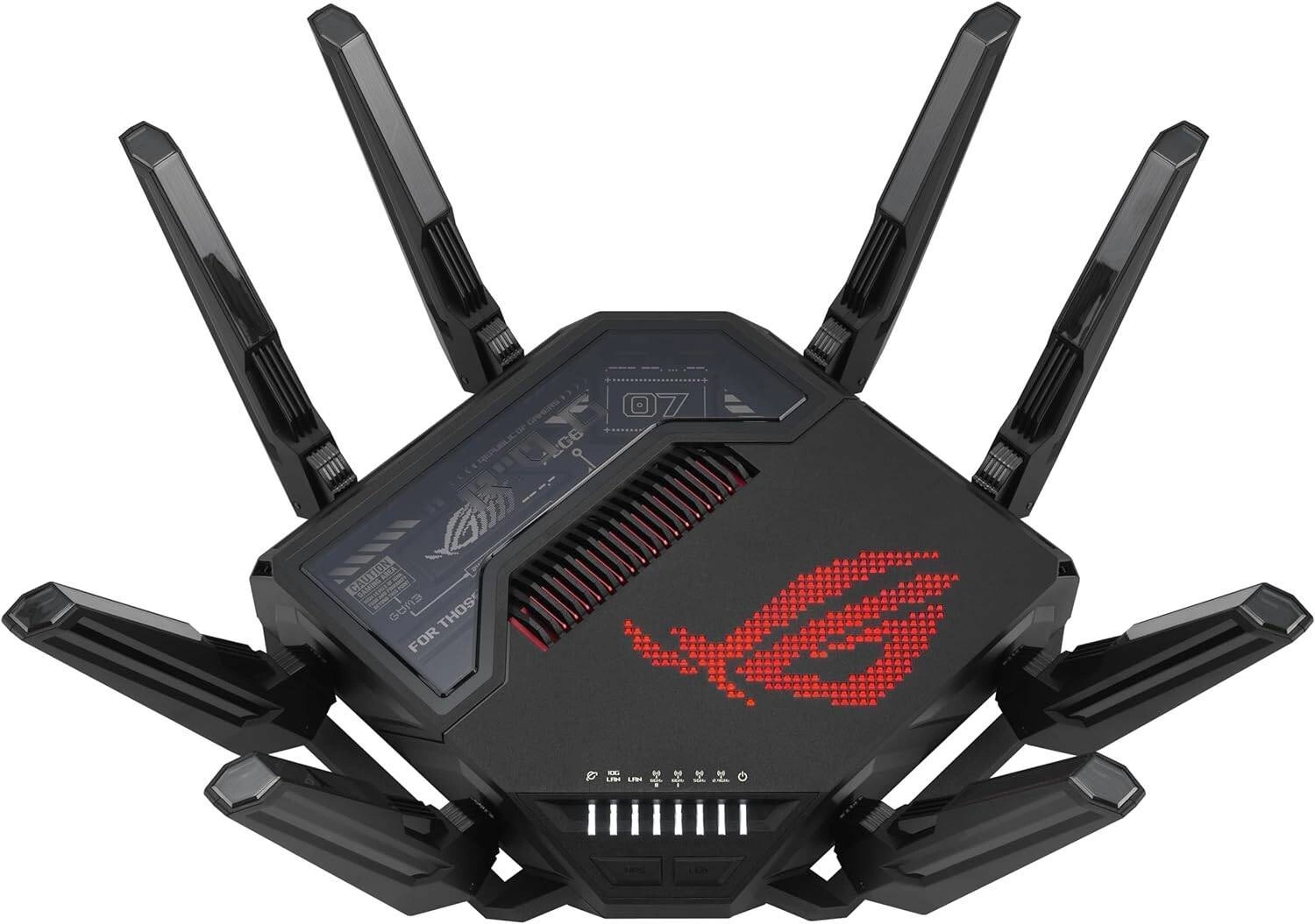 Роутер беспроводной Asus GT-BE98 BE25000 100/1000/2500/10000BASE-T черный — миниатюра 8