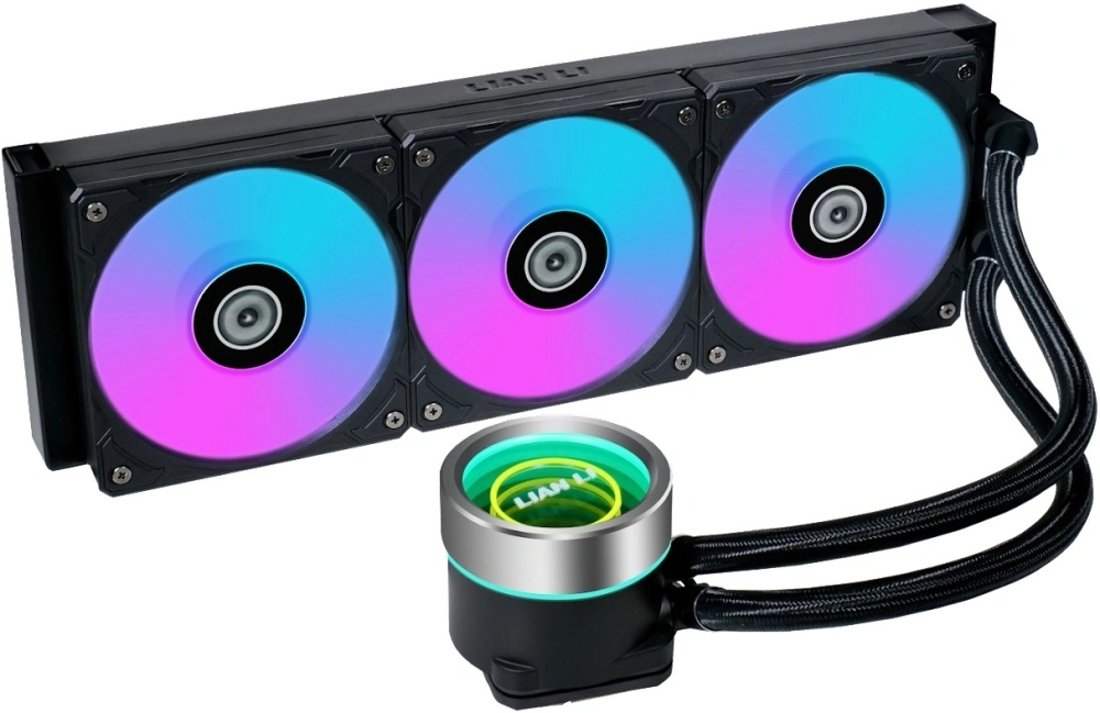 Система водяного охлаждения Lian-Li Galahad II Trinity 360 ARGB Soc-AM5/AM4/1200/1700/1851 черный30dB Al+Cu 280W Ret (G89.GA2T36B.00) — фото 1