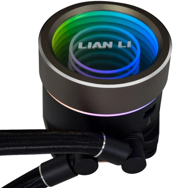 Система водяного охлаждения Lian-Li Galahad II Trinity 360 ARGB Soc-AM5/AM4/1200/1700/1851 черный30dB Al+Cu 280W Ret (G89.GA2T36B.00) — миниатюра 3