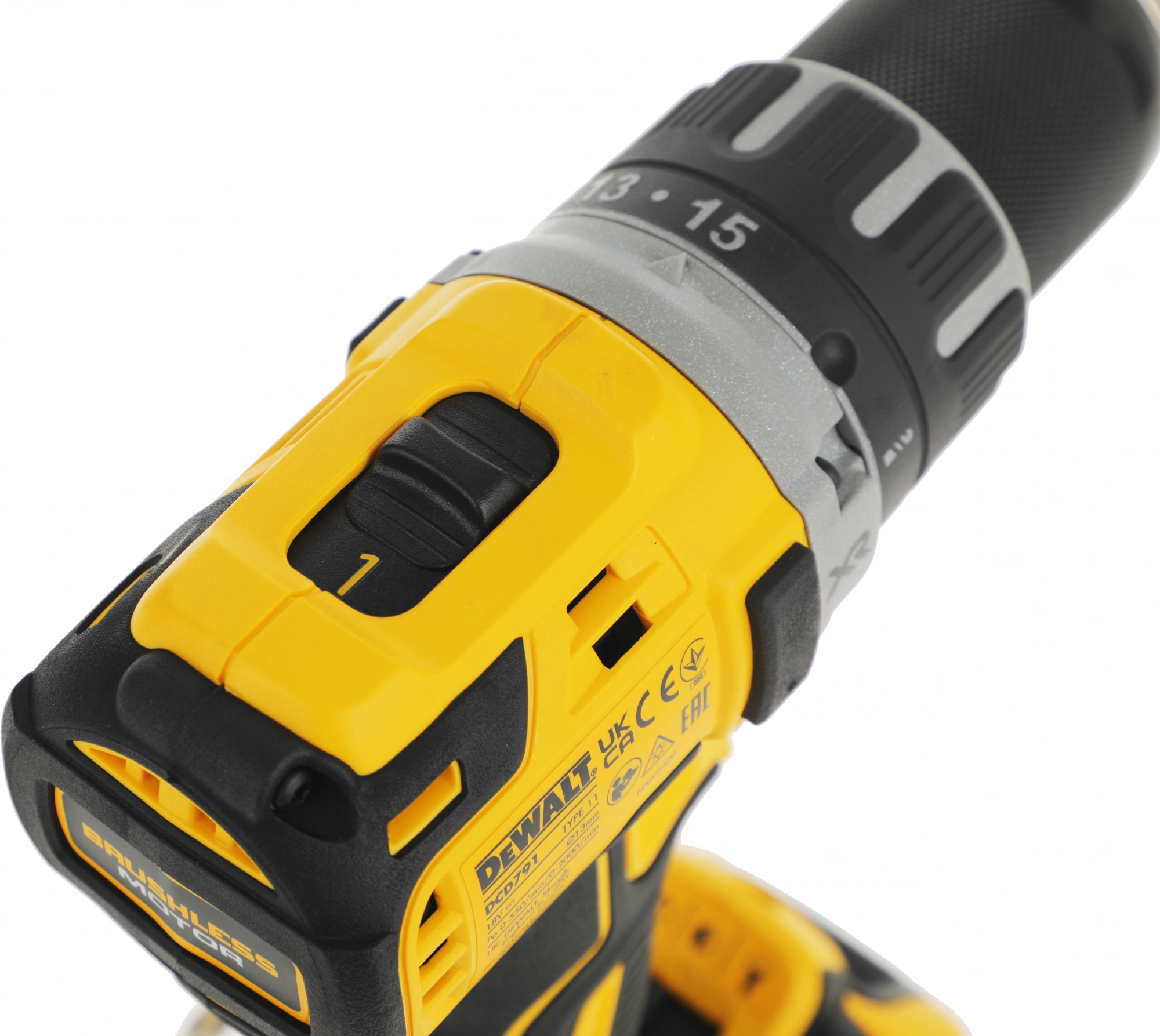Дрель-шуруповерт DeWalt DCD791D2-QW 460Вт аккум. патрон:быстрозажимной (кейс в комплекте) — миниатюра 7