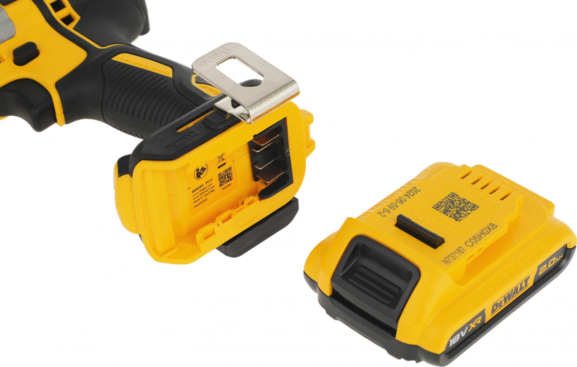 Дрель-шуруповерт DeWalt DCD791D2-QW 460Вт аккум. патрон:быстрозажимной (кейс в комплекте) — миниатюра 15