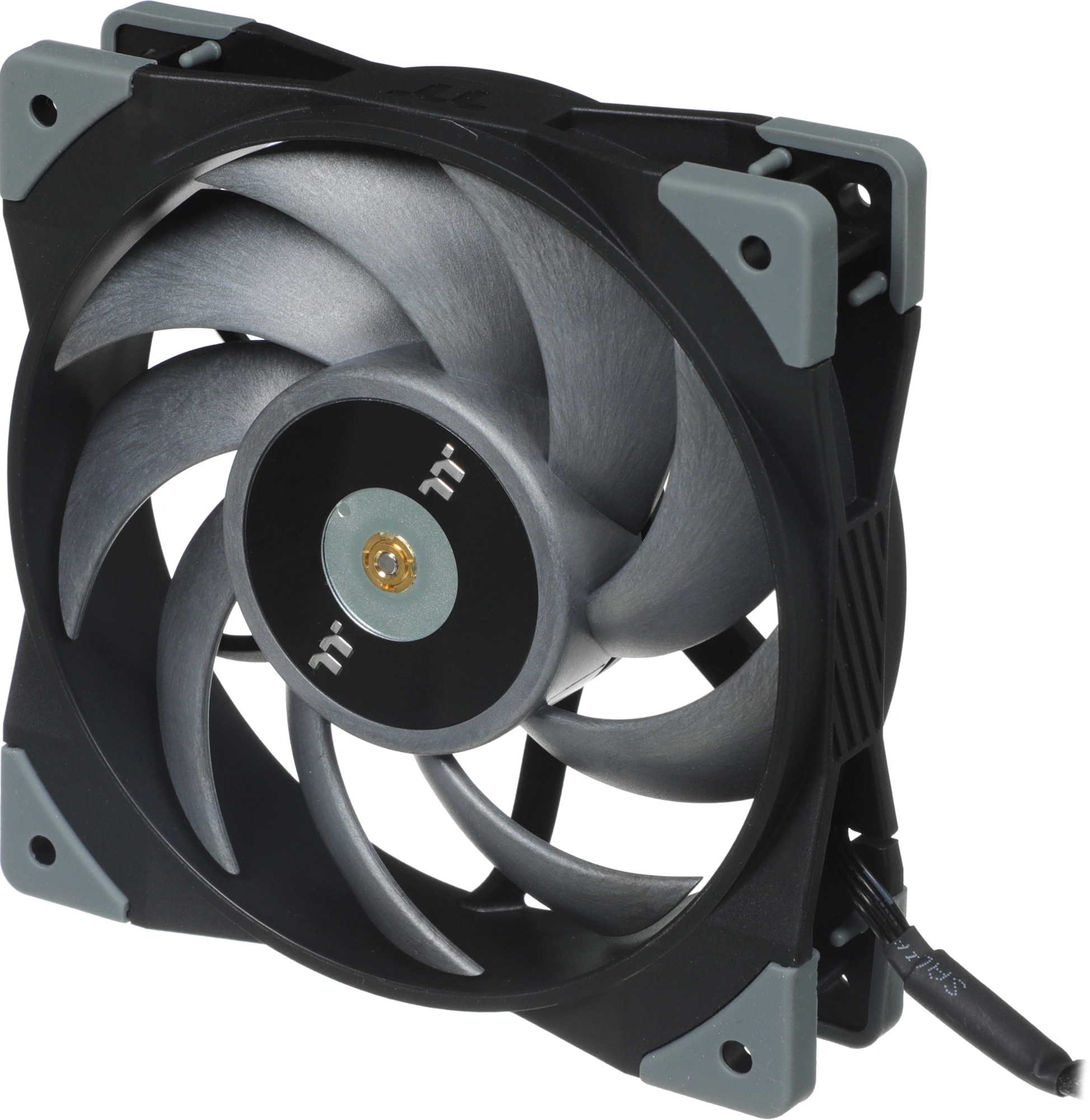 Вентилятор для корпуса Thermaltake Toughfan 12 Turbo 120х120x25 черный 4-pin 28.1дБ (CL-F121-PL12GM-A) Ret — миниатюра 8