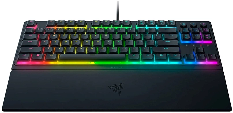 Клавиатура Razer Ornata V3 Tenkeyless механическая черный USB Multimedia for gamer LED (подставка для запястий) (RZ03-04881600-R3R1) — миниатюра 3