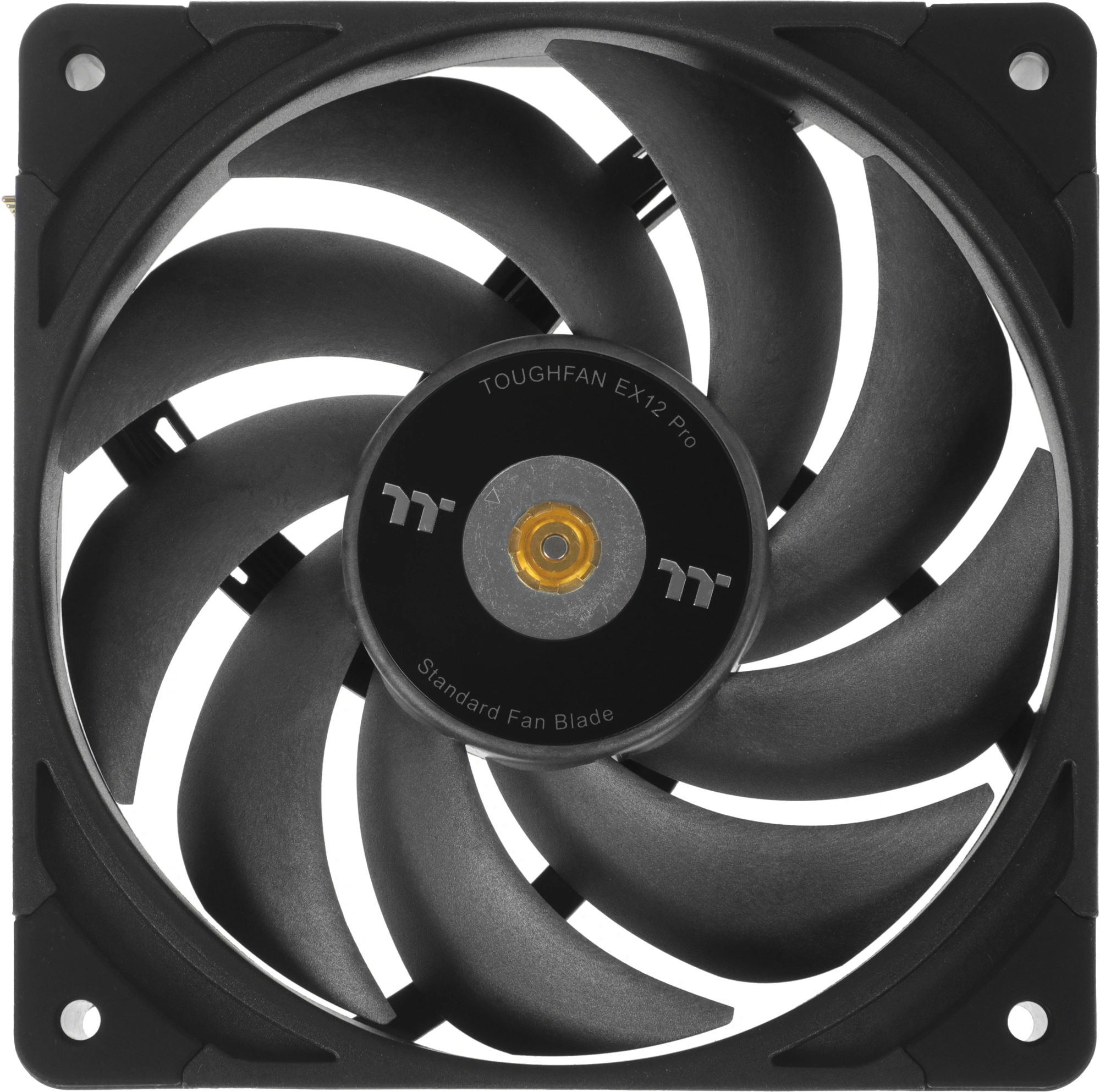 Вентилятор для корпуса Thermaltake Toughfan EX12 Pro Reverse 120х120x25 черный 4-pin 29.8дБ (упак.:3шт) (CL-F171-PL12BL-A) Ret — миниатюра 2