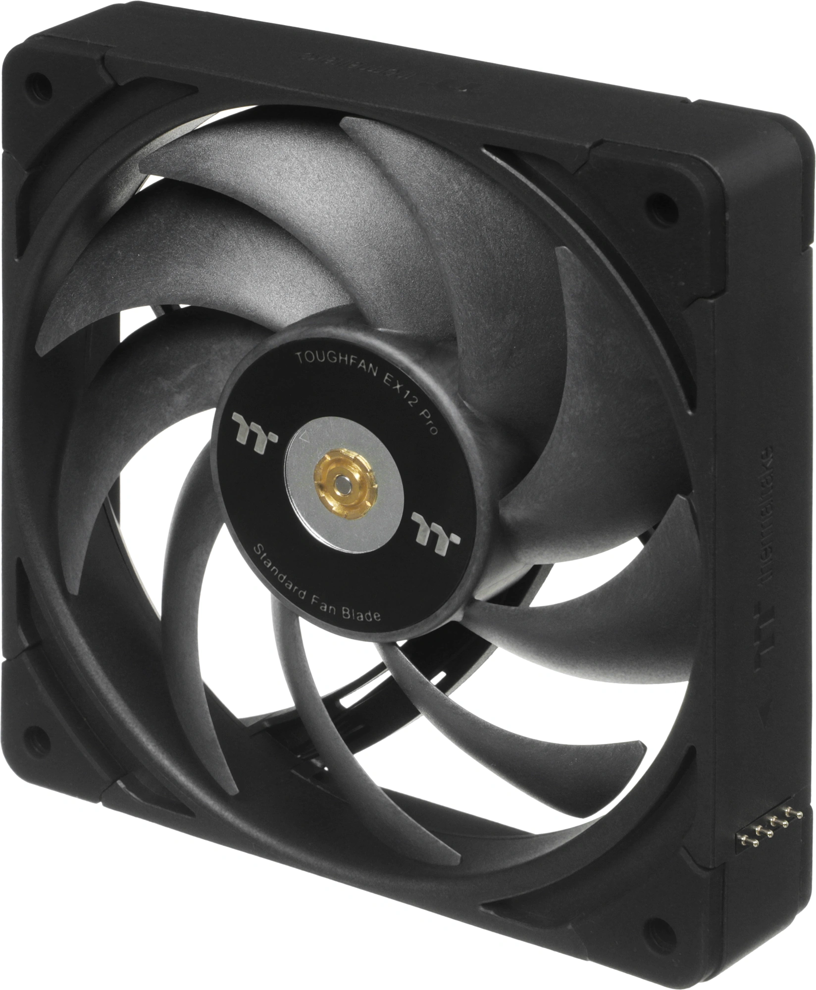 Вентилятор для корпуса Thermaltake Toughfan EX12 Pro Reverse 120х120x25 черный 4-pin 29.8дБ (упак.:3шт) (CL-F171-PL12BL-A) Ret — миниатюра 11