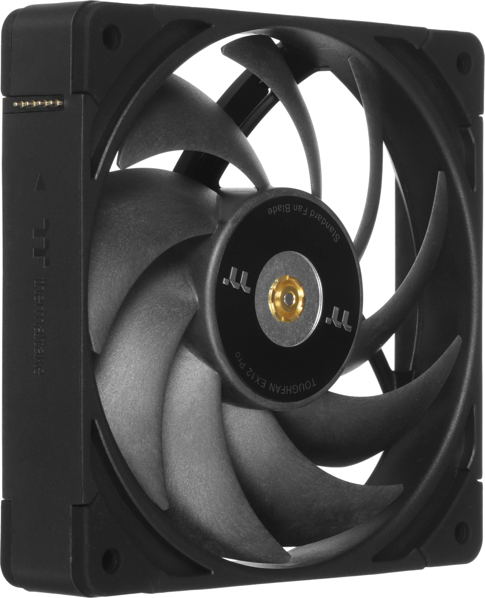 Вентилятор для корпуса Thermaltake Toughfan EX12 Pro Reverse 120х120x25 черный 4-pin 29.8дБ (упак.:3шт) (CL-F171-PL12BL-A) Ret — миниатюра 12