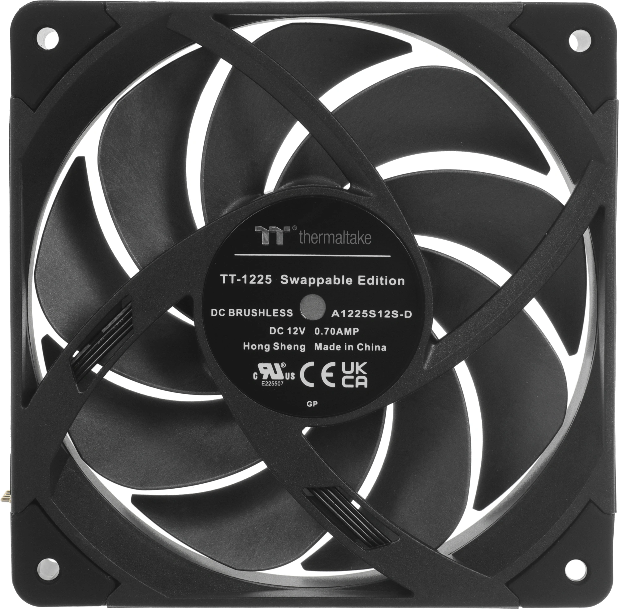 Вентилятор для корпуса Thermaltake Toughfan EX12 Pro Reverse 120х120x25 черный 4-pin 29.8дБ (упак.:3шт) (CL-F171-PL12BL-A) Ret — миниатюра 6