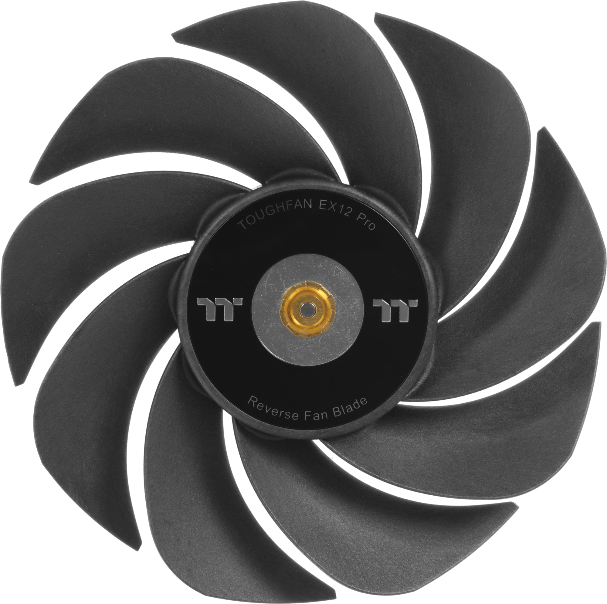 Вентилятор для корпуса Thermaltake Toughfan EX12 Pro Reverse 120х120x25 черный 4-pin 29.8дБ (упак.:3шт) (CL-F171-PL12BL-A) Ret — миниатюра 7