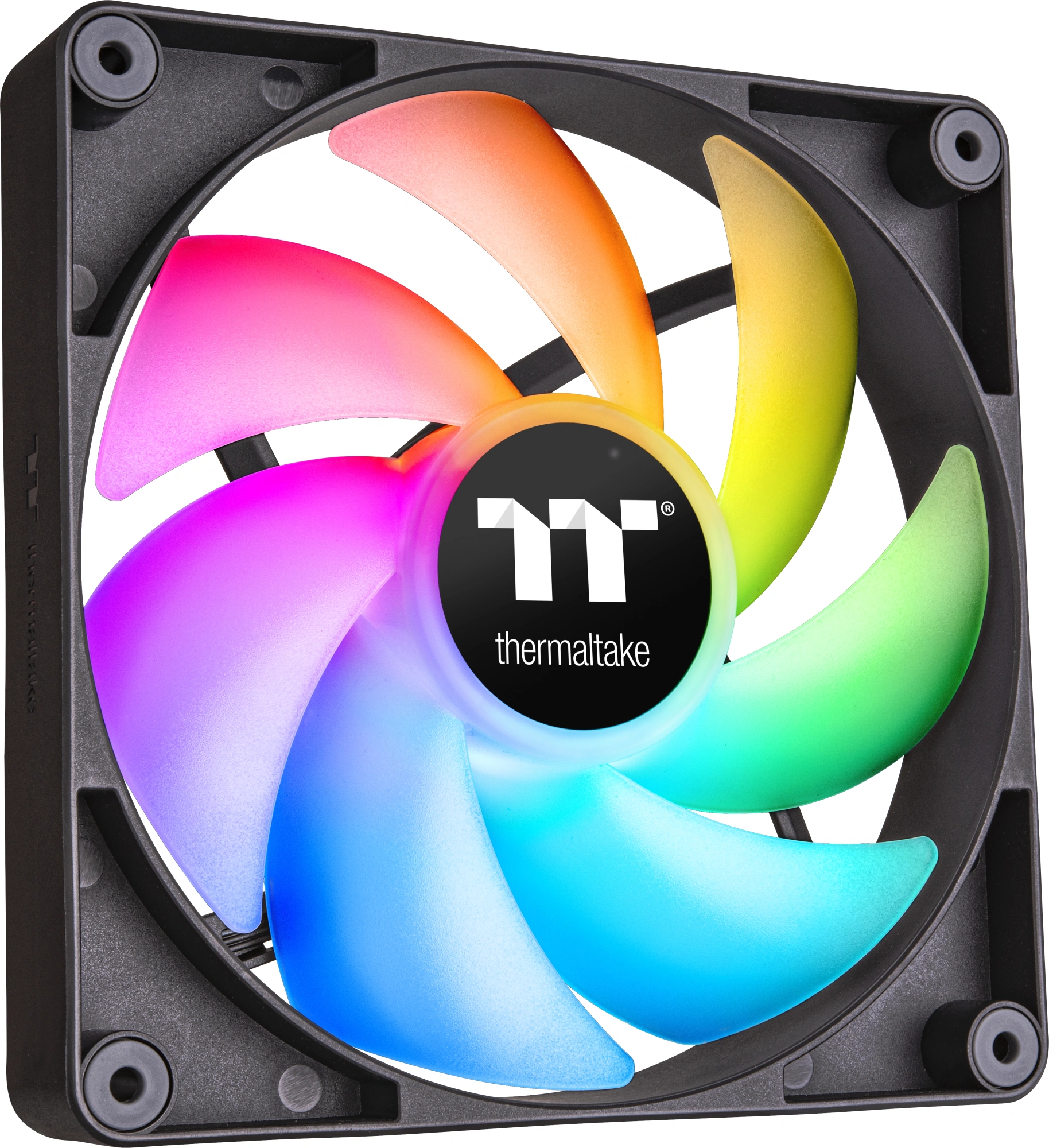 Вентилятор для корпуса Thermaltake CT140 ARGB 140х140x25 черный 4-pin 30.5дБ (упак.:2шт) (CL-F150-PL14SW-A) Ret — миниатюра 2