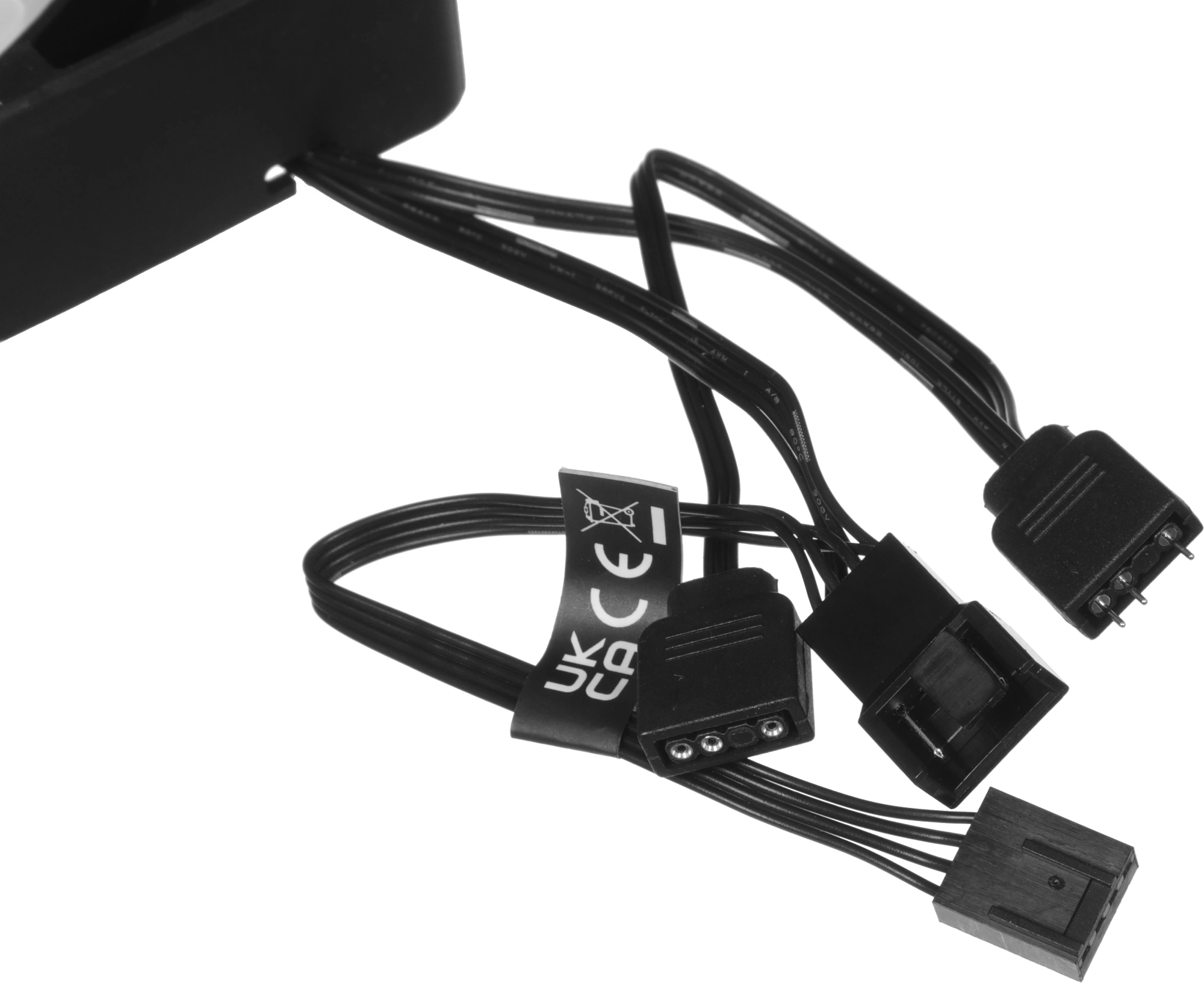 Вентилятор для корпуса Thermaltake CT140 ARGB 140х140x25 черный 4-pin 30.5дБ (упак.:2шт) (CL-F150-PL14SW-A) Ret — миниатюра 10