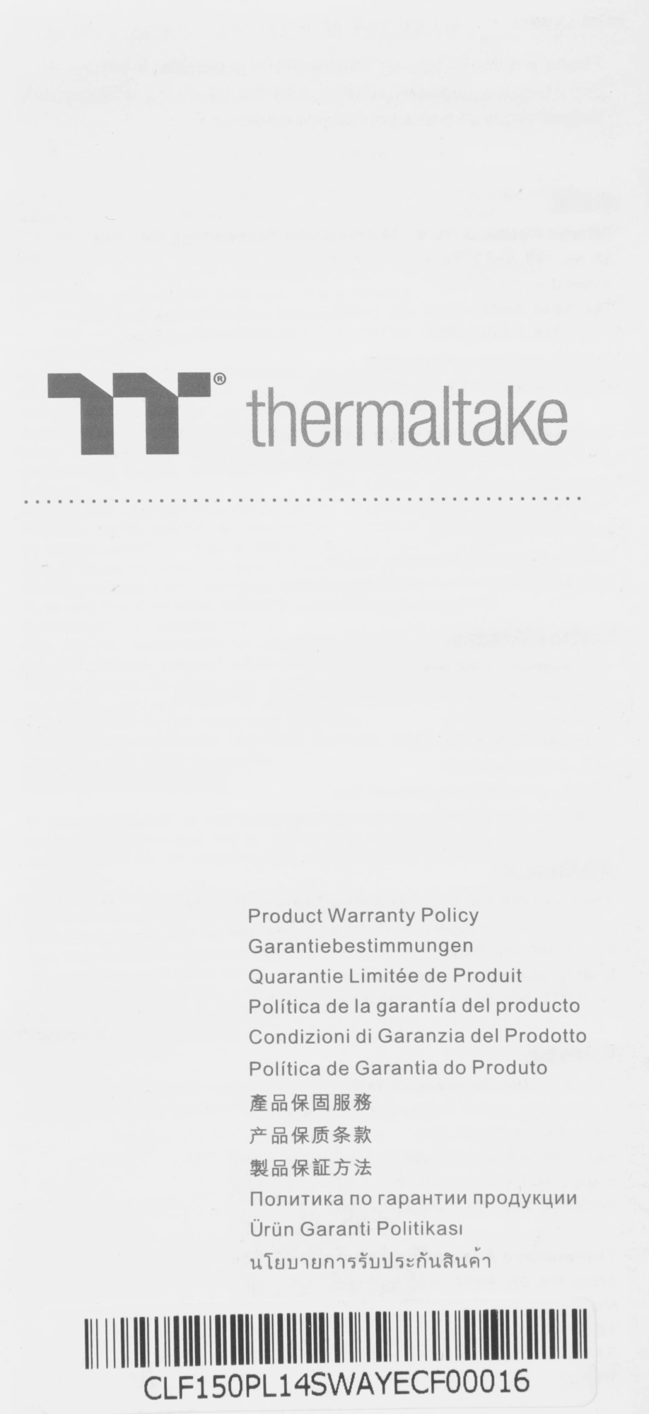 Вентилятор для корпуса Thermaltake CT140 ARGB 140х140x25 черный 4-pin 30.5дБ (упак.:2шт) (CL-F150-PL14SW-A) Ret — миниатюра 15