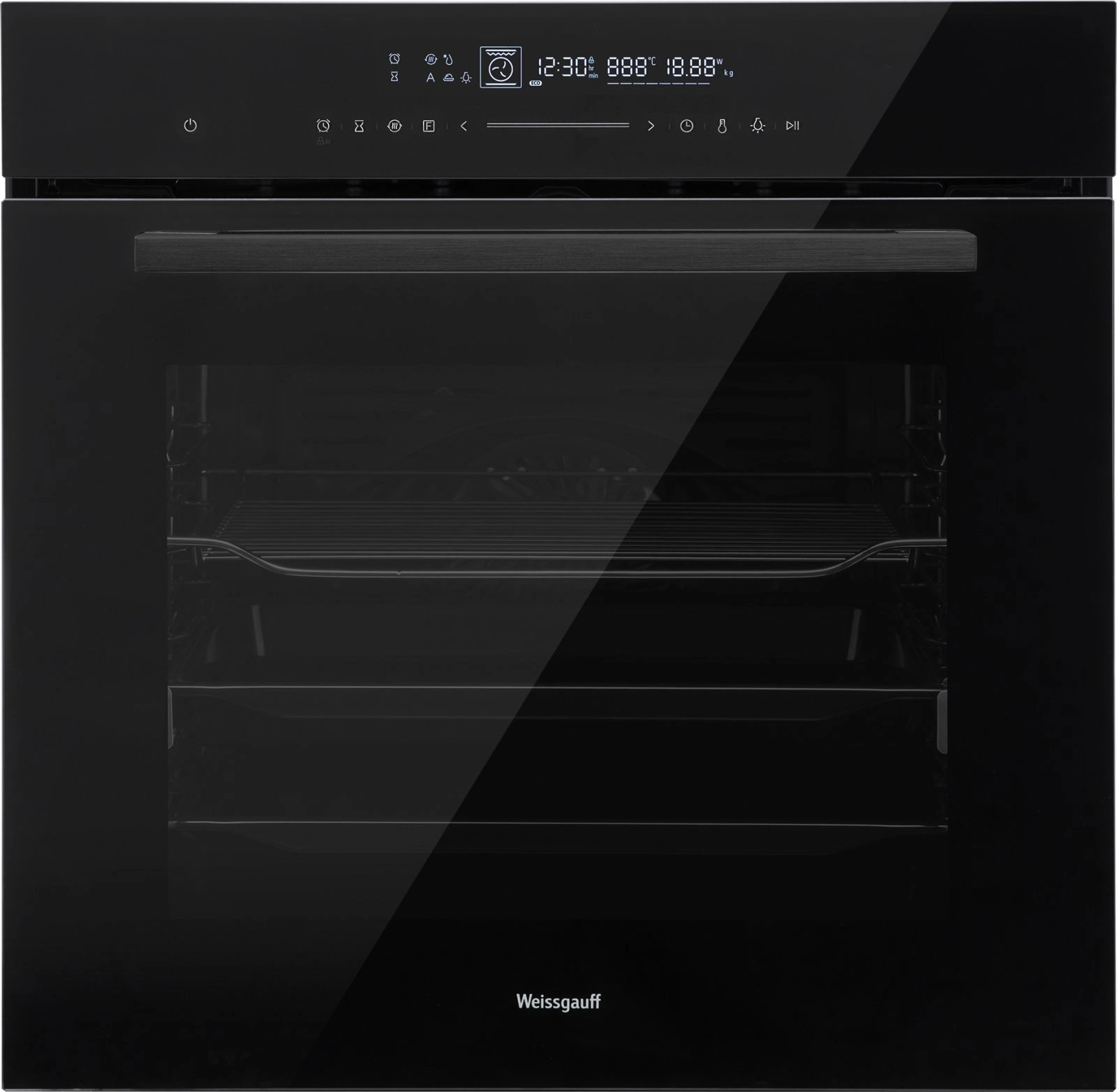 Духовой шкаф Электрический Weissgauff EOM 791 SDB Edition черный — миниатюра 3