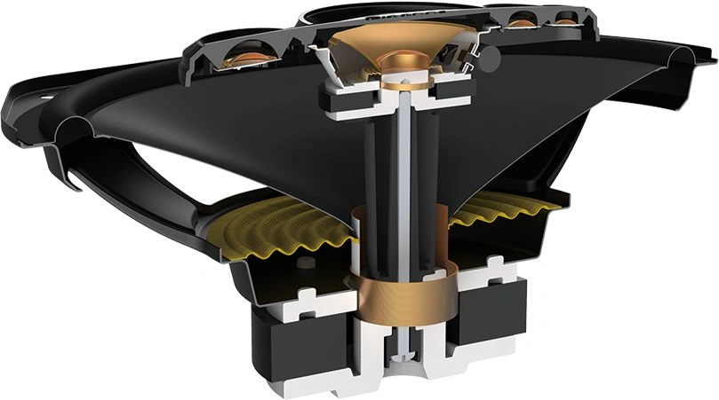 Колонки автомобильные Pioneer TS-A6988S 700Вт 92дБ 4Ом 16x24см (6x9дюйм) (ком.:2кол.) коаксиальные пятиполосные — миниатюра 3