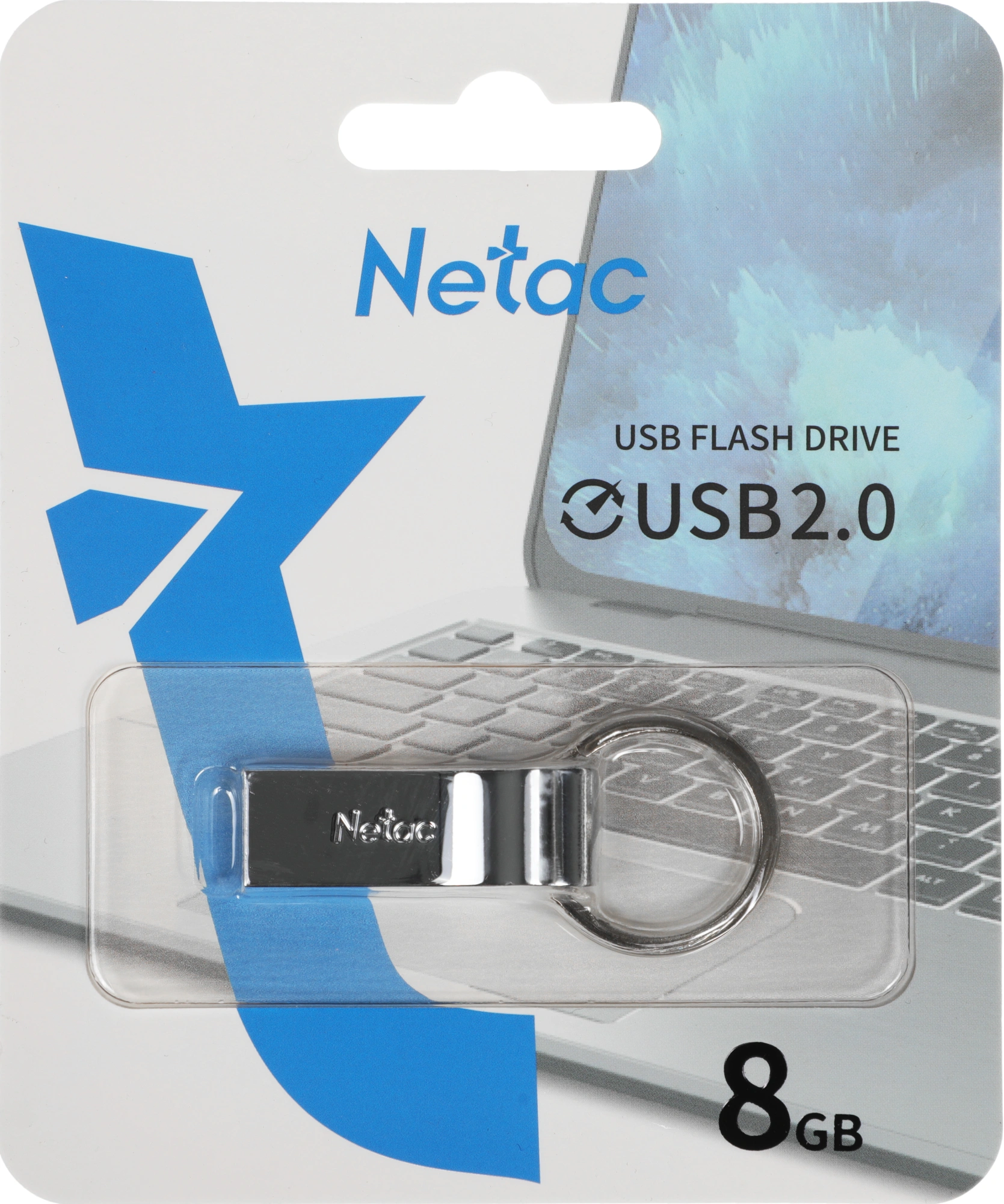 Флеш Диск Netac 8GB U275 NT03U275N-008G-20SL USB2.0 серебристый — миниатюра 6