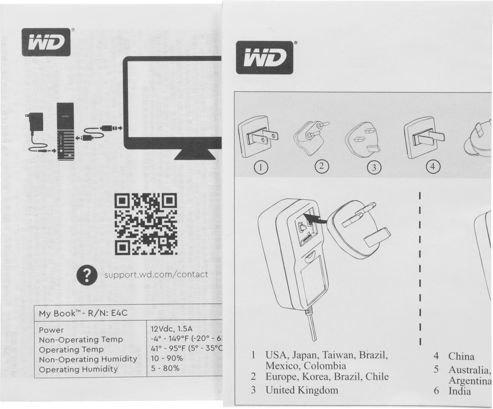 Жесткий диск WD USB3.0 16TB WDBBGB0160HBK-EESN My Book 3.5" черный — миниатюра 11
