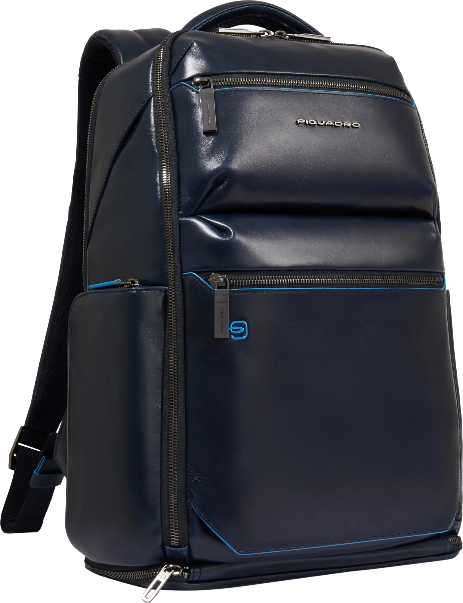 Рюкзак мужской Piquadro Blue Square CA6592B2BM/BLU2 темно-синий натур.кожа — миниатюра 2