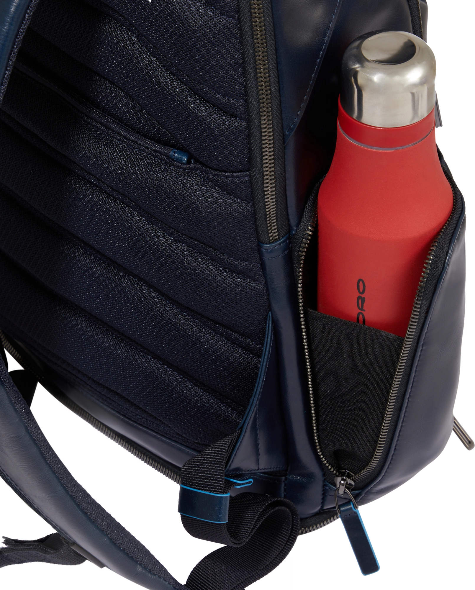 Рюкзак мужской Piquadro Blue Square CA6592B2BM/BLU2 темно-синий натур.кожа — миниатюра 9