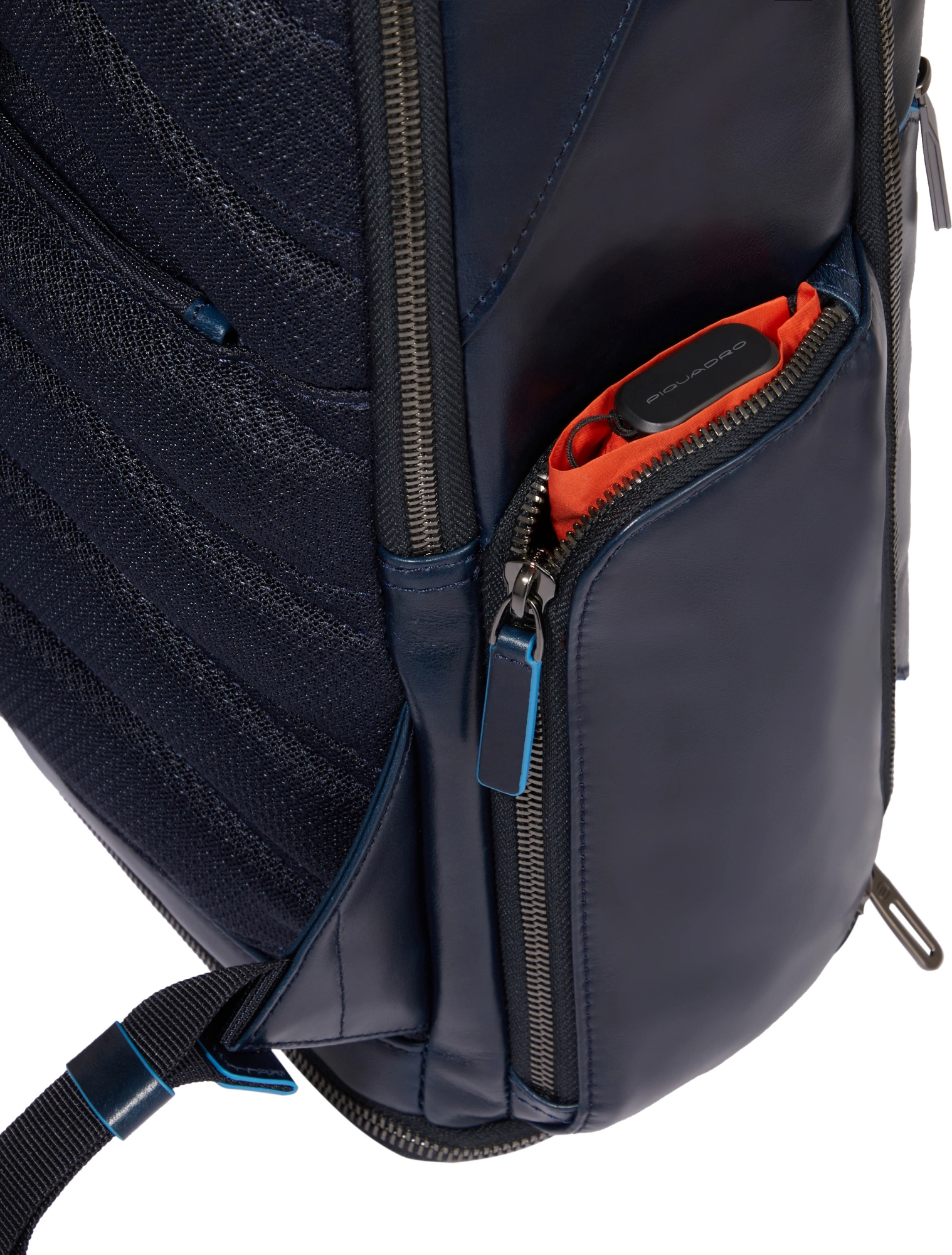 Рюкзак мужской Piquadro Blue Square CA6592B2BM/BLU2 темно-синий натур.кожа — миниатюра 10