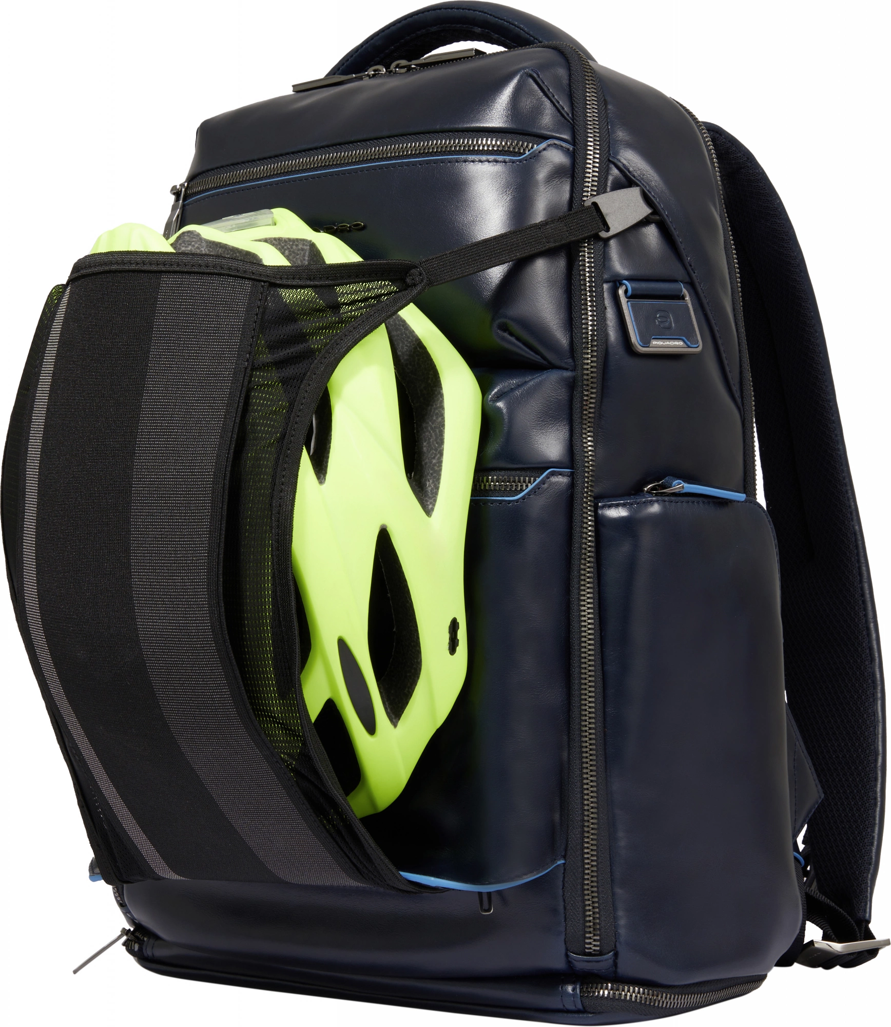 Рюкзак мужской Piquadro Blue Square CA6592B2BM/BLU2 темно-синий натур.кожа — миниатюра 11
