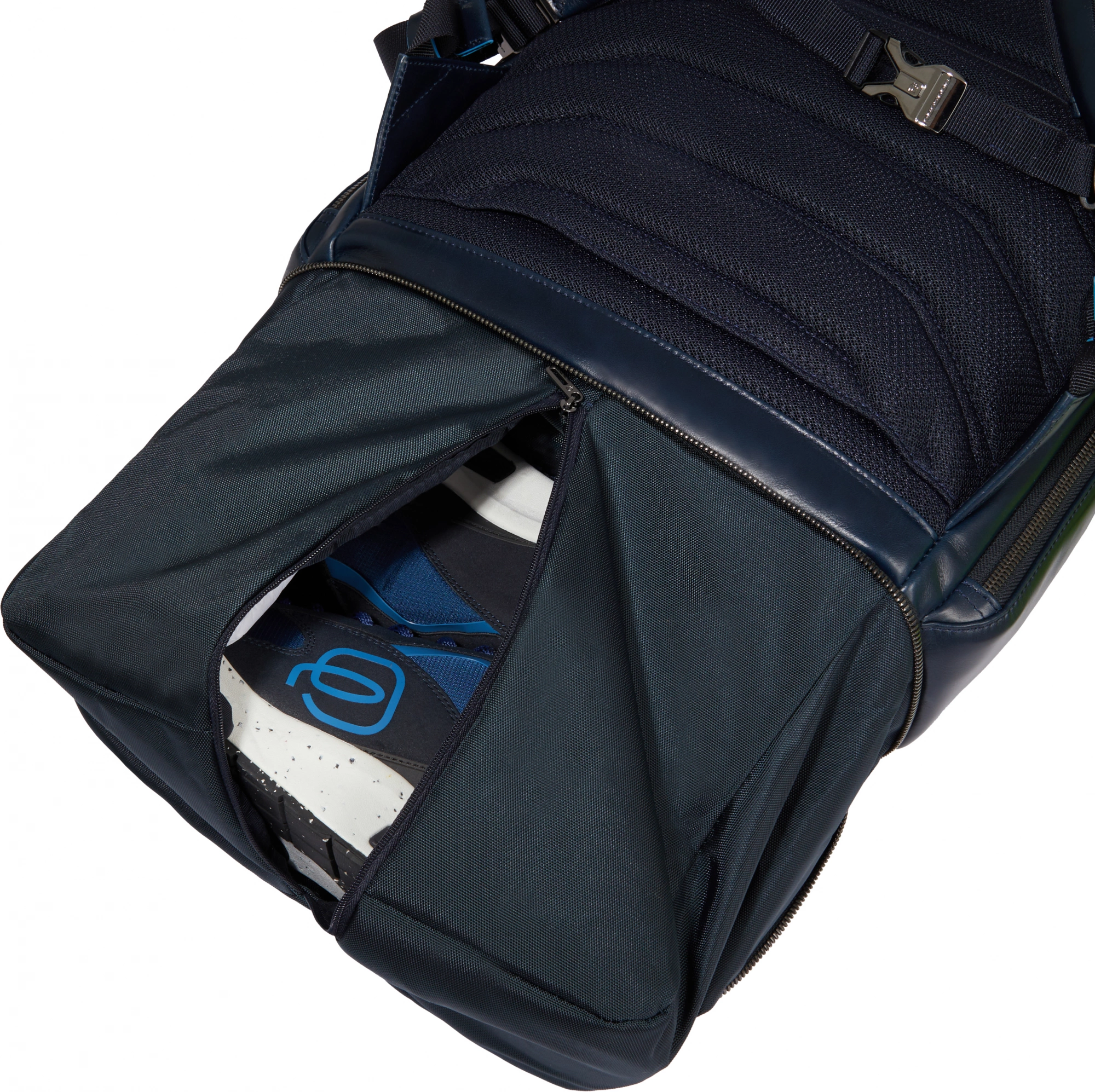 Рюкзак мужской Piquadro Blue Square CA6592B2BM/BLU2 темно-синий натур.кожа — миниатюра 12