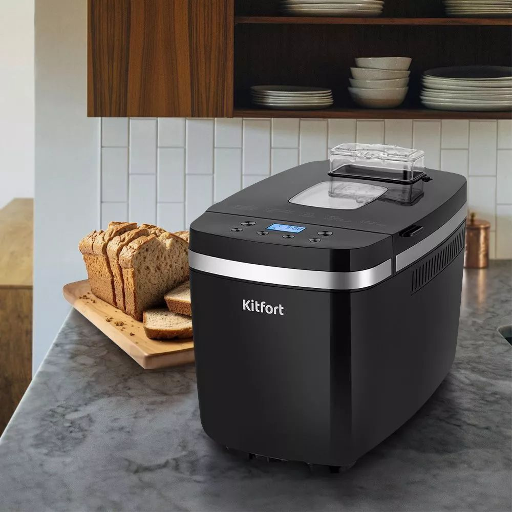 Хлебопечь Kitfort КТ-314 850Вт черный — миниатюра 4