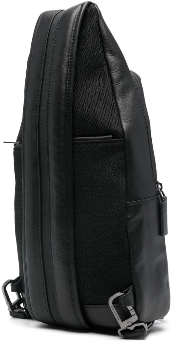Рюкзак слинг мужской Piquadro Urban CA6540UB00/N черный натур.кожа — миниатюра 4