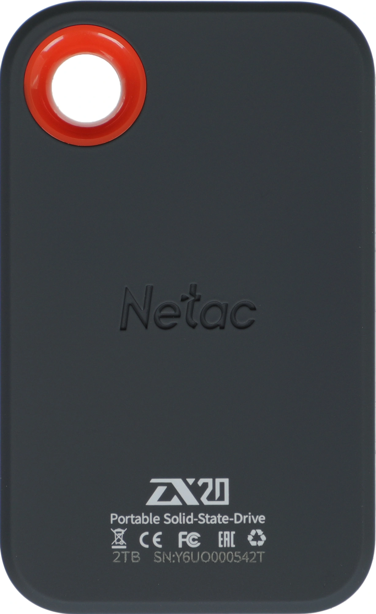 Накопитель SSD Netac USB-C 2TB NT01ZX20-002T-32BL ZX20 2.5" синий — миниатюра 2