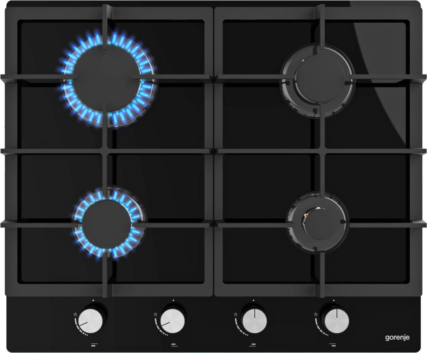 Газовая варочная поверхность Gorenje Essential GT641AKB черный — миниатюра 2