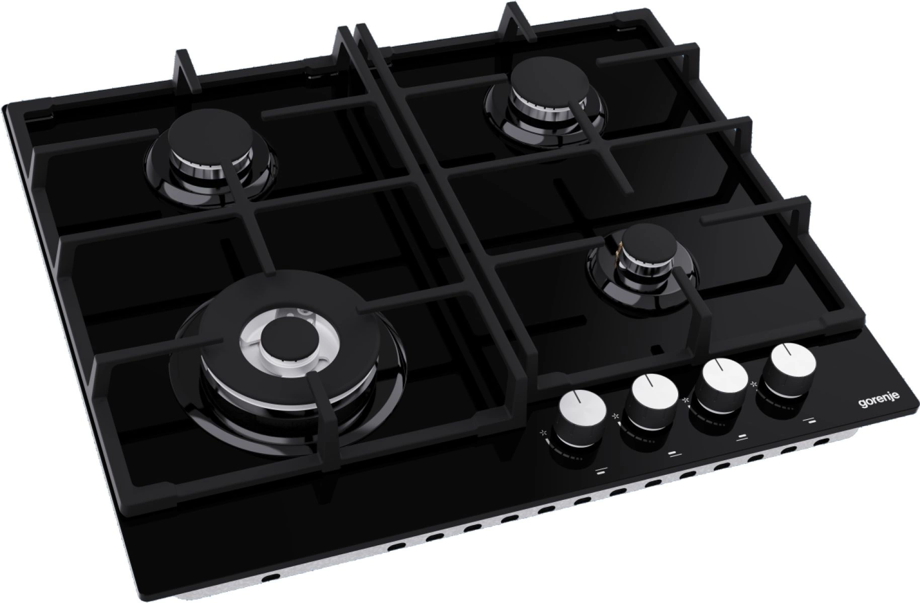 Газовая варочная поверхность Gorenje Essential GTW641AKB черный — миниатюра 4