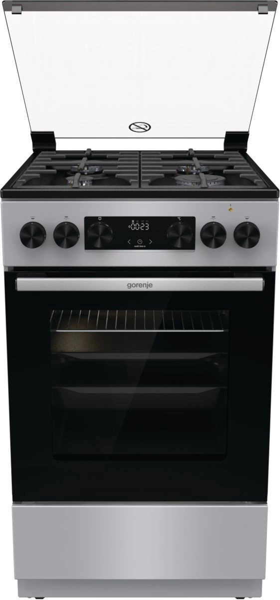Плита Комбинированная Gorenje GK5C41SF серый (стеклянная крышка) реш.чугун — миниатюра 11