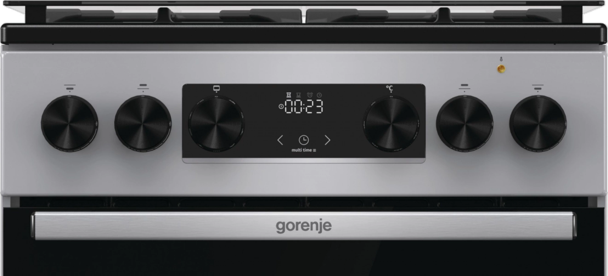 Плита Комбинированная Gorenje GK5C41SF серый (стеклянная крышка) реш.чугун — фото 1