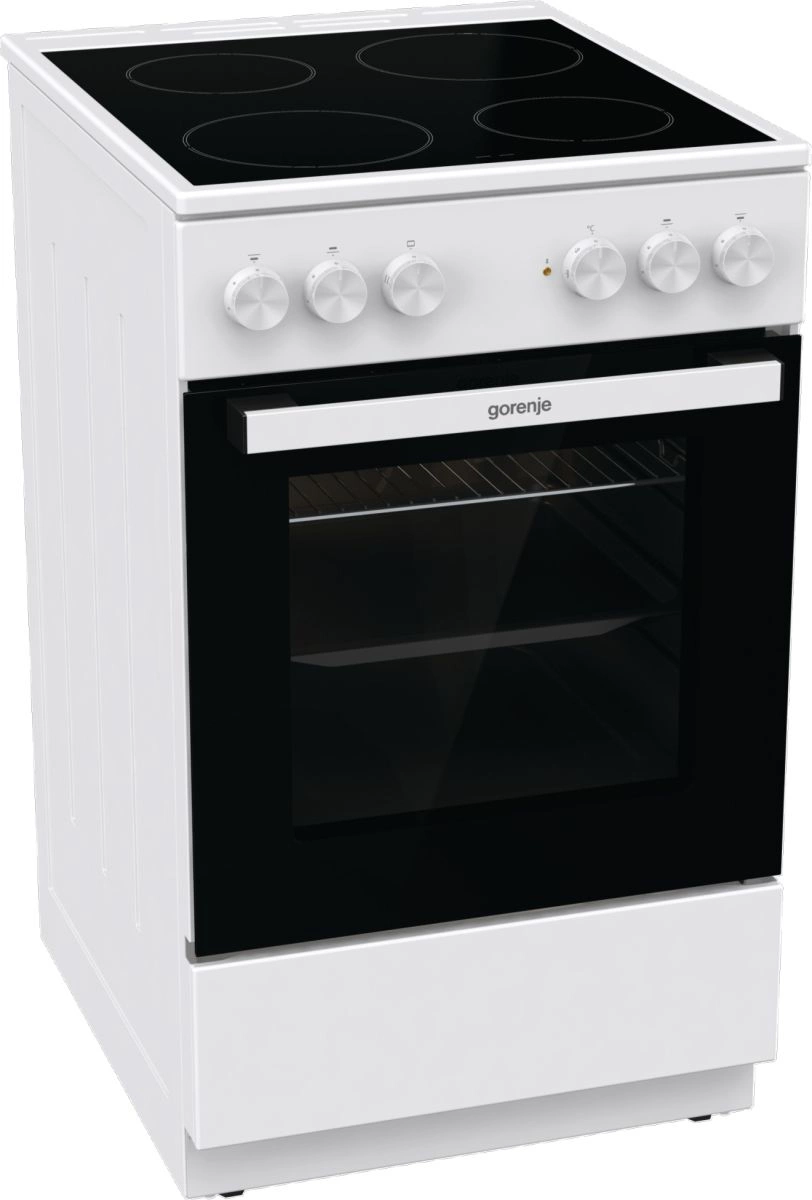 Плита Электрическая Gorenje GEC5A12WG-B белый стеклокерамика (без крышки) — миниатюра 11