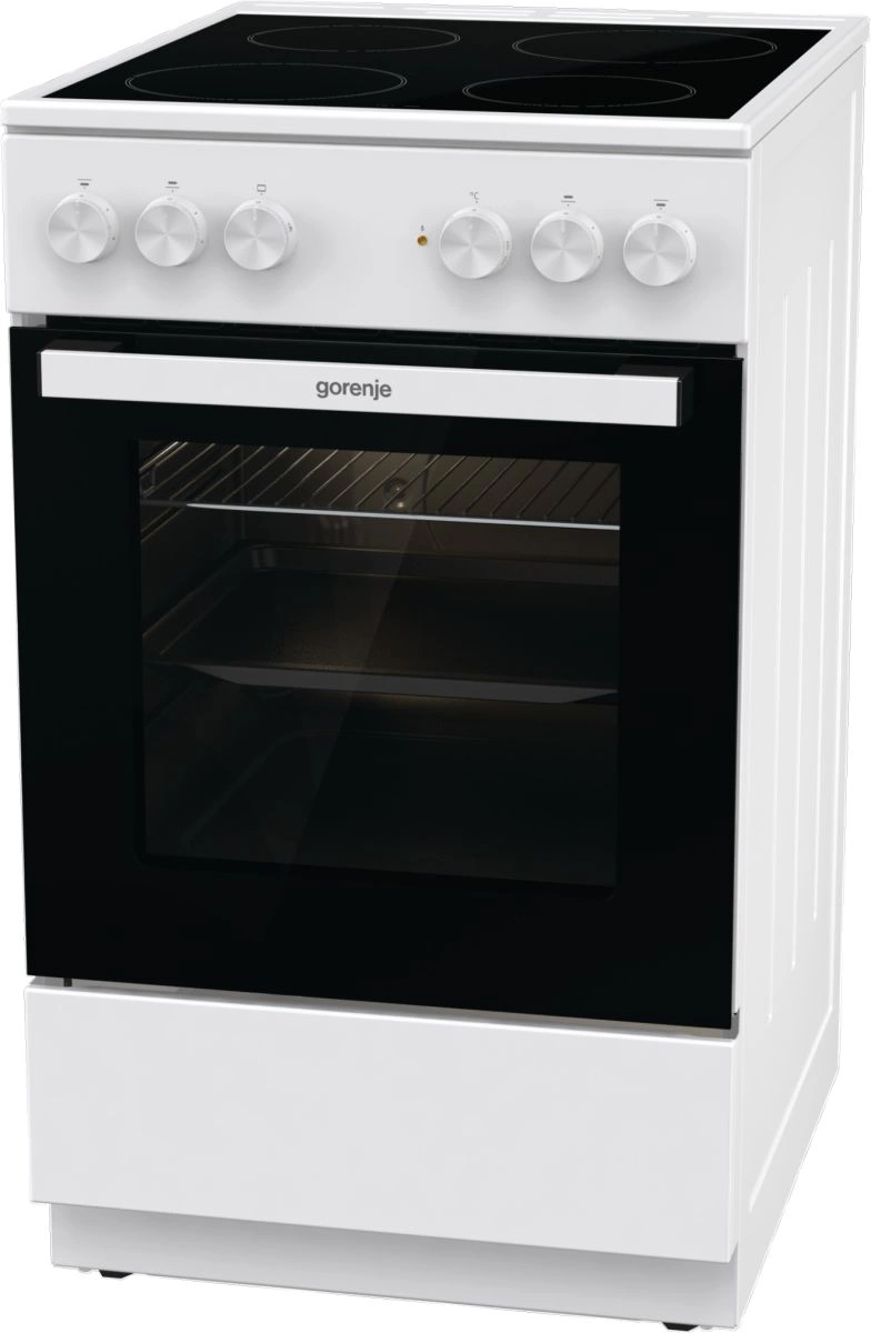 Плита Электрическая Gorenje GEC5A12WG-B белый стеклокерамика (без крышки) — миниатюра 15